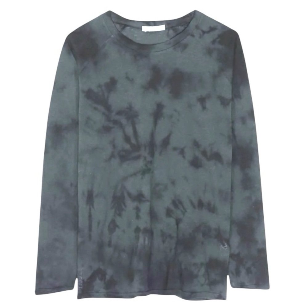 $109 Ragdoll Tee Shirt Tie Dye Long Sleeve Top Medium 6 Cotton Embroidered X's